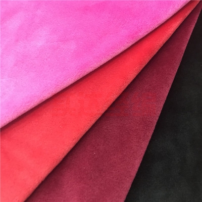 双面素色氨纶超柔短毛绒高档睡衣面料