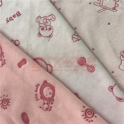 贝贝绒 3D压胶儿童用品，服装面料