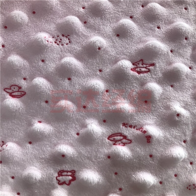 压泡压胶超柔泡泡绒粉色系列（玩具、靠枕布、毯子）