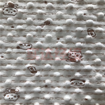 压泡压胶超柔泡泡绒米色系列（玩具、靠枕布、毯子）