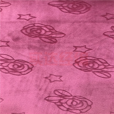 玫瑰花型剪花氨纶超柔睡衣面料