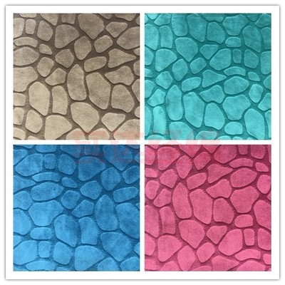 石头花型剪花氨纶超柔睡衣面料