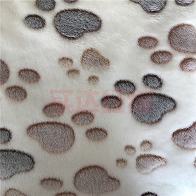 双面印花法兰绒胶印小动物系列服装家纺布料