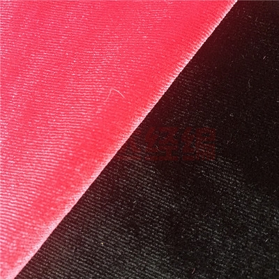 韩国绒水晶超柔家纺面料植绒布 服装沙发金丝绒面料