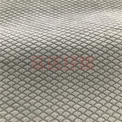 提花菱形格短毛绒用于沙发面料